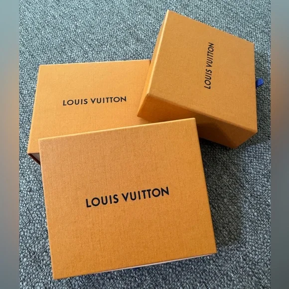 Louis Vuitton Signature Orange Gift Box New Authentic Louis Vuitton Orange Magnetic Gift Box Card 9  main image 3